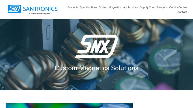 Santronics - Custom Magnetics Solutions