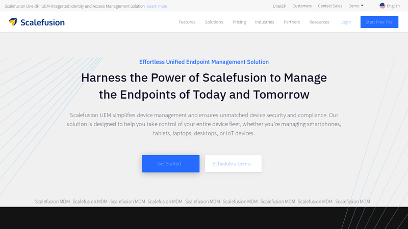 Scalefusion MDM: Unified Mobile Device and Endpoint Management Solution