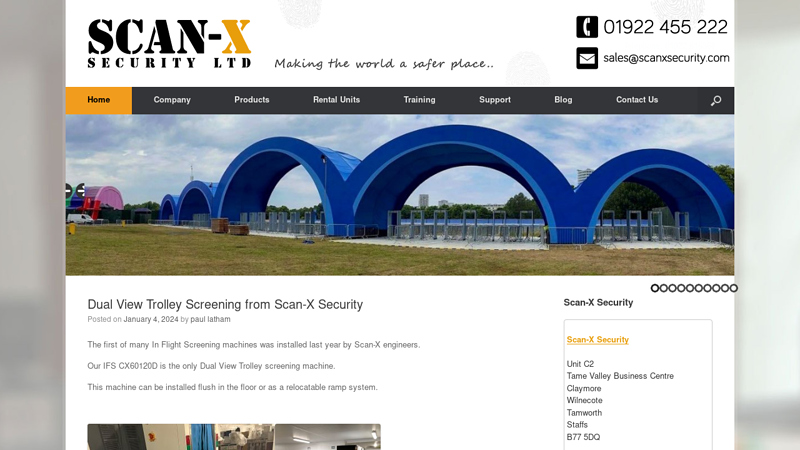 Scan X Security | Security X-Ray Machines, Metal Detection Archways, X-Ray Machine, X-Ray Scanner