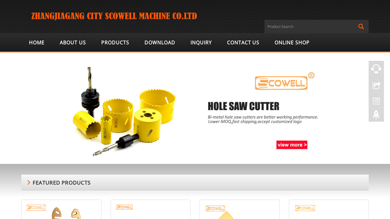 ZHANGJIAGANG CITY SCOWELL MACHINE CO.,LTD - Professional manufacturer and trader of reciprocating saw blades,oscillating multi tool saw blades,hole saw cutter,hacksaw blades