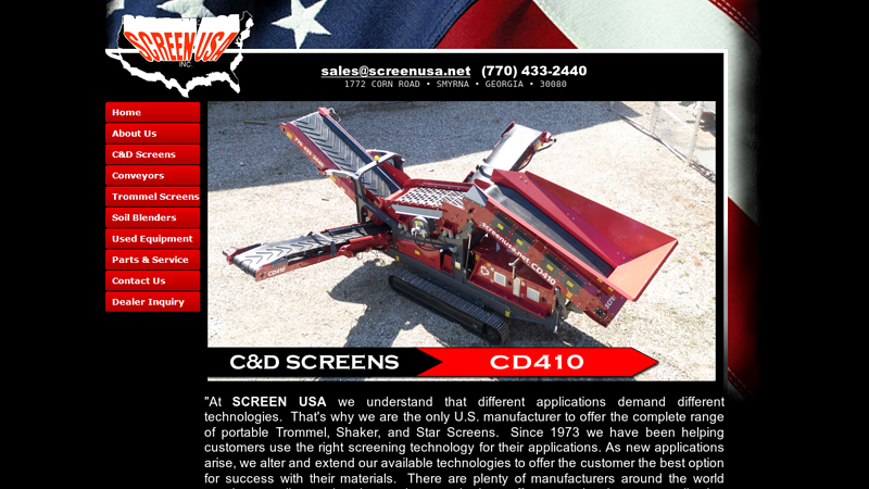 SCREEN USA INC | Home | OEM Categories screening, star, starscreen, topsoil, shaker, shredding, pulverizing, trommel, crushing, grinding, recycling, conveyors, portable, tornado, equipment, machine, topsoil, compost screening equipment