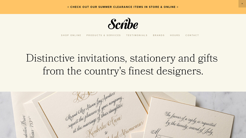 Scribe Fine Papers