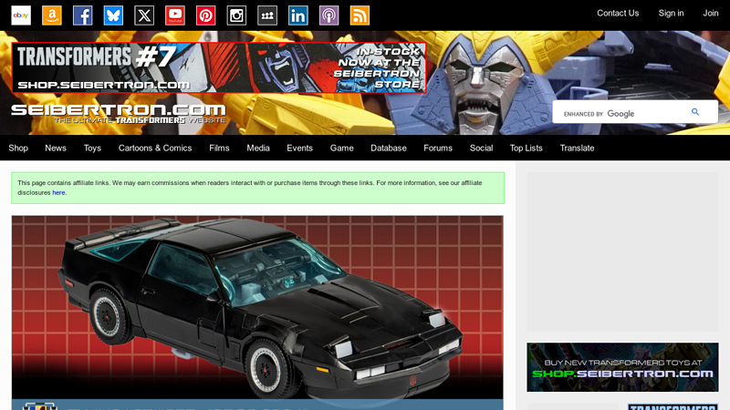 Seibertron.com: Transformers toys, comics, movies, games, news, galleries and more!