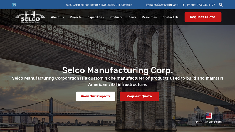 Selco Manufacturing, Corp. - Steel Fabrication | Rail Products | Custom Enclosures | Miscellaneous Fabrication