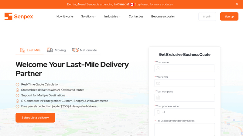 On Demand Delivery | Same Day Courier Delivery Service- Senpex