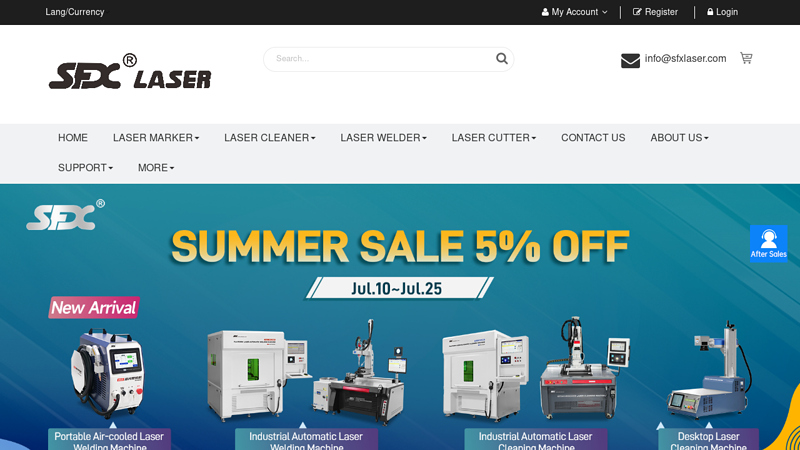 SFX Laser-Laser Cleaner, Laser Welder, Fiber Laser Engraver