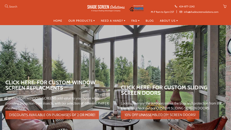 Quality Door & Window Screens C Shade Screen Solutions