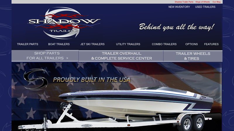 Custom Boat Trailers, Jet Ski Trailers, Motorcycle & Utility Trailers | SHADOW TRAILERS