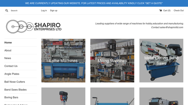 Shapiro Enterprises Ltd - Engineering Equipment & Supplies