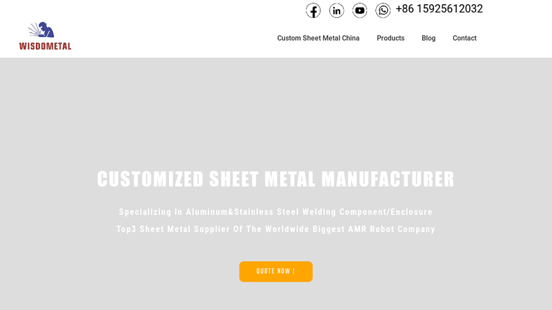 Image of Wisdometal: Custom Precision Sheet Metal Manufacturer Factory In China