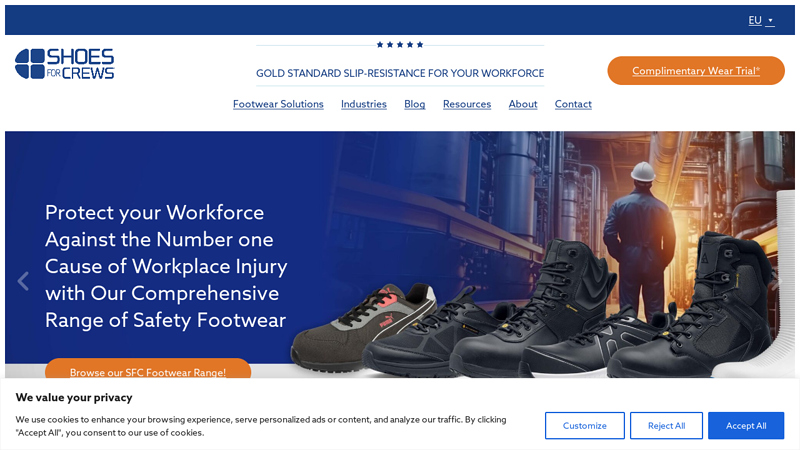 Corporate Occupational and Safety Footwear Leader | SFC