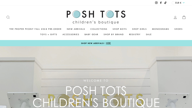 Posh Tots Childrens Boutique - Shop Children