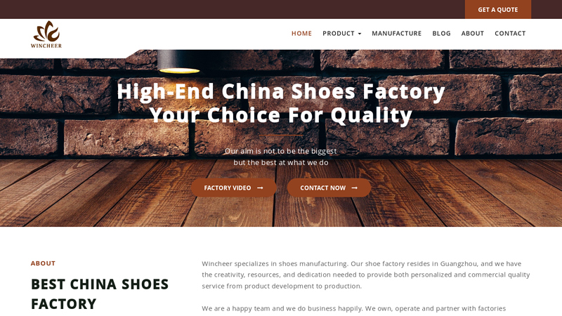 China Shoes Factory - Leather Mens Shoes Shanghai Wincheer