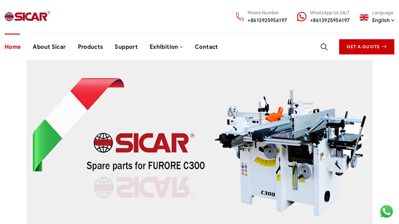 Sicarmachinery  Sicar is Leading Professional Woodworking Machinery Manufacturer in China.