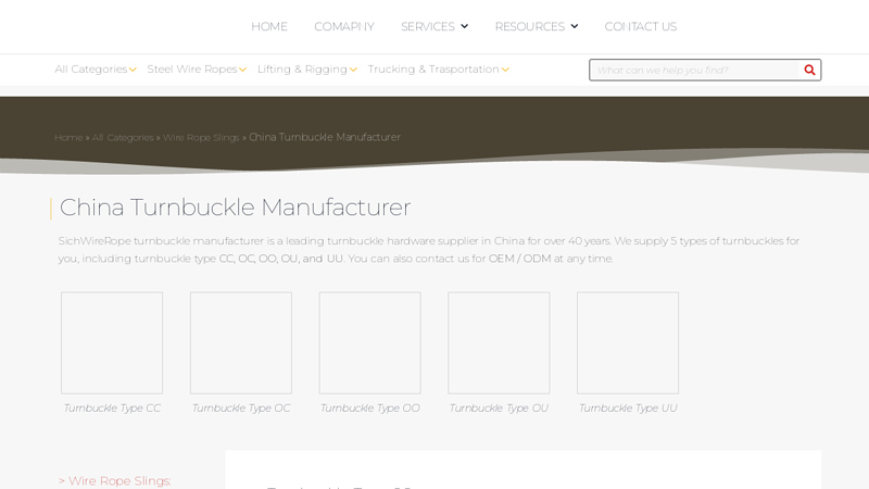 Image of China Turnbuckle Manufacturer