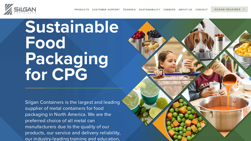 CPG Manufacturing | Sustainable Food Packaging - Silgan Containers