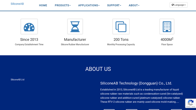 SiliconeAB.com - RTV-2 Silicone Rubber Supplier