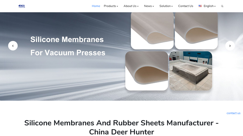 Silicone Membranes, Solar Diaphragms, Silicone Vacuum Bags - Deer Hunter