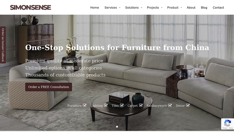 One-Stop Supplier for Furniture from China - Simonsense