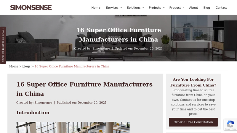 Image of Furniture Manufacturers in China-A Complete Guide