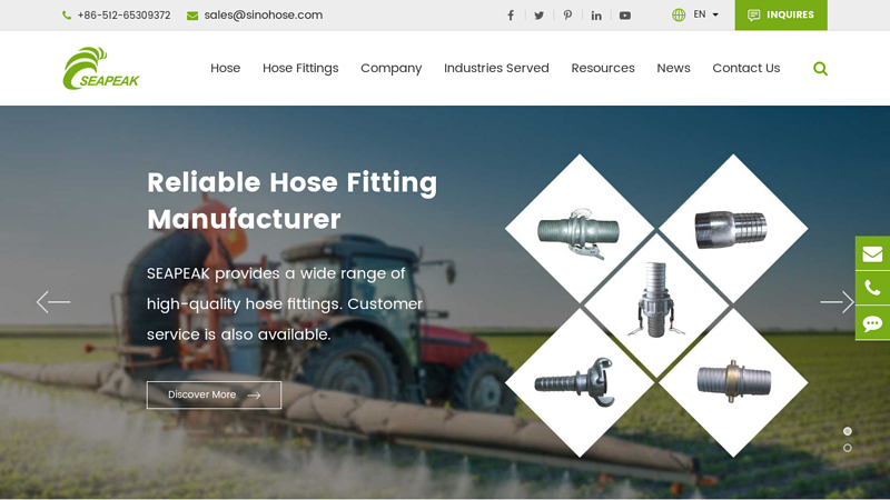 Image of Hose Pipe & Hose Fittings Manufacturer/Supplier China | SEAPEAK