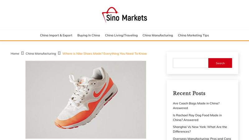 Image of Where is Nike Shoes Made? Everything You Need To Know