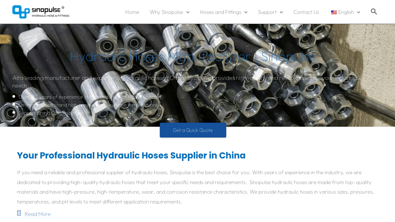 Image of Hydraulic Hoses Manufacturer in China