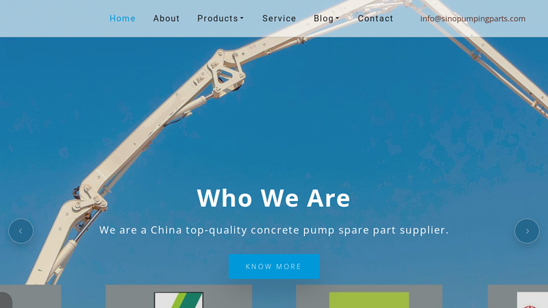 Putzmeister, Schwing Concrete Pump Spare Parts Supplier - Sinopumping Parts