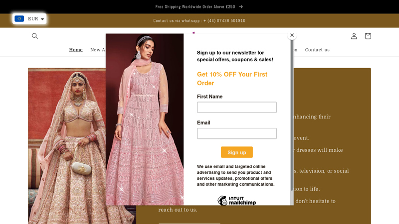 Siya Fashions-Indian Pakistani Asian Wedding Fashion Wear C Siya Fashions