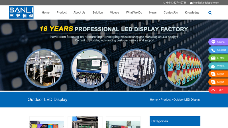 Image of China Outdoor LED Display Manufacturers, Suppliers, Factory ...