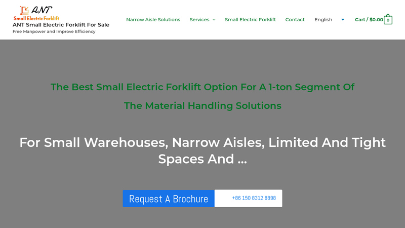 Best Small Electric Forklift For Sale - Small Warehouse Forklift Solution