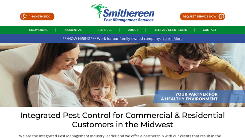 Pest Control Company | Pest Management Services | Smithereen