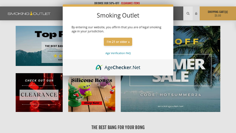 #1 Rated Online Head Shop & Accessories | Smoking Outlet