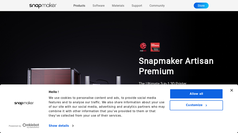 Snapmaker | The Best 3-in-1 3D Printer Manufacturer