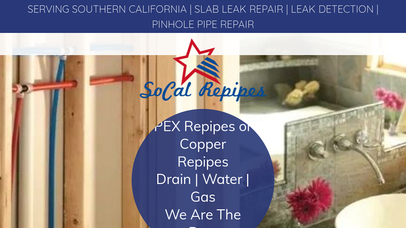 SoCal Repipes - Pex Repipes, Leak Detection