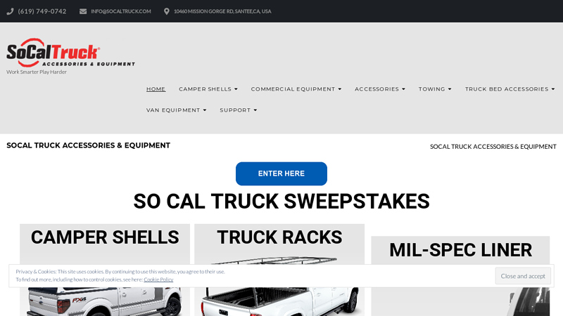 SoCal Truck Accessories & Equipment C Work Smarter Play Harder