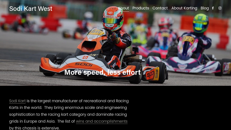 %Sodi Kart West is the exclusive west coast sales and service dealer for Sodi Racing Karts. Whether a beginner or pro, the Sodi Kart is a great choice, located minutes from the Sonoma Raceway Kart Track.