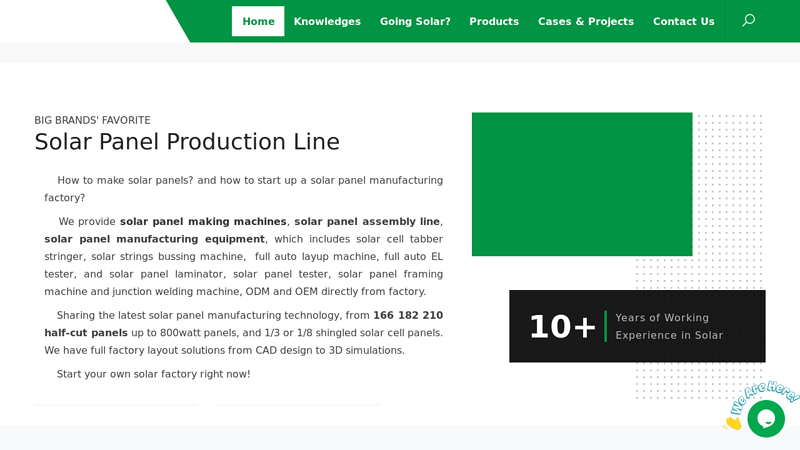 Solar Panel Production Line - One Stop Solution for Solar Factory