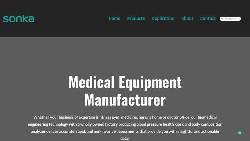 Medical Equipment Manufacturers&Supplier - SONKA Brand