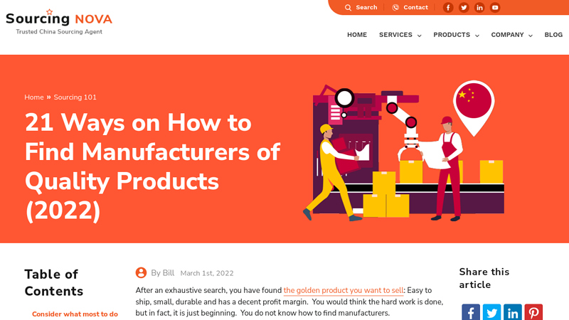 Image of 21 Ways on How to Find Manufacturers of Quality Products (2022)