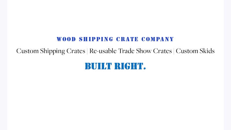 Wooden shipping crates | Custom Crating at Specialty Crate Factory