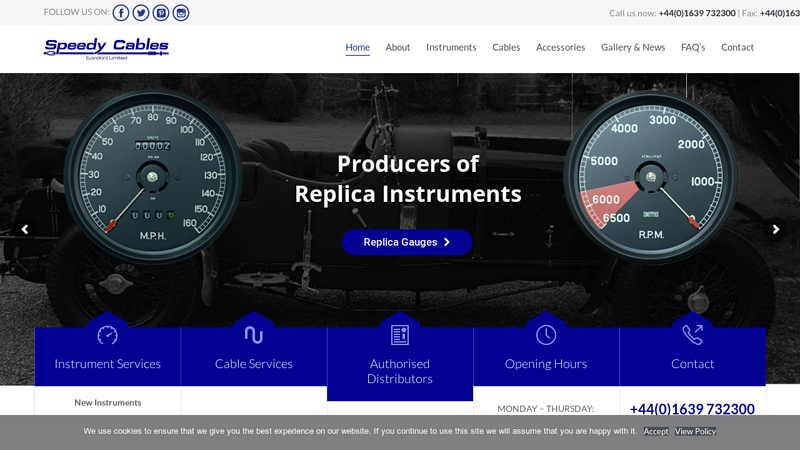 Speedy Cables | Automotive Instrument Repair - Mechanical Cables