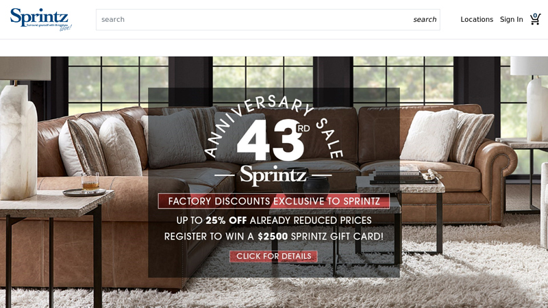 Sprintz Furniture | Nashville, Franklin, and Greater Tennessee