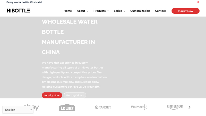 Image of Wholesale Water Bottle Manufacturer in China