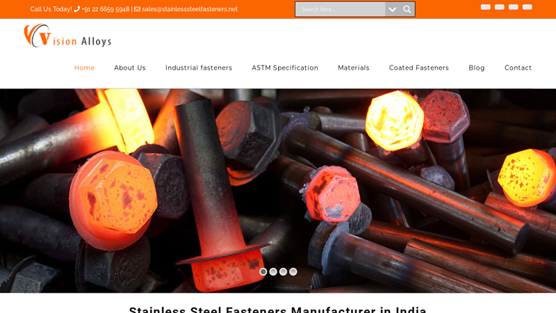 Stainless Steel Fasteners Manufacturer in India | Steel Forging Company