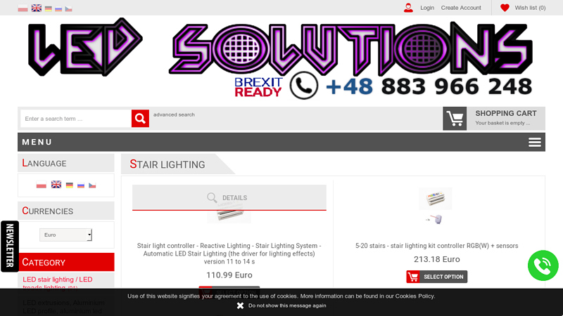 stair-lighting.com ? Stair lights / profil LED / LED extrusions