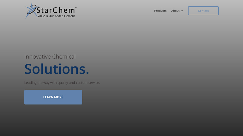 StarChem Specializes in Innovative Chemical Solutions