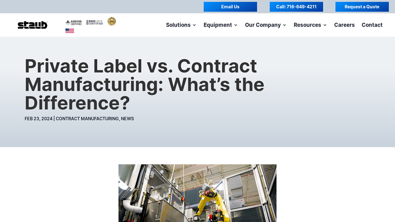 Image of Private Label vs. Contract Manufacturing