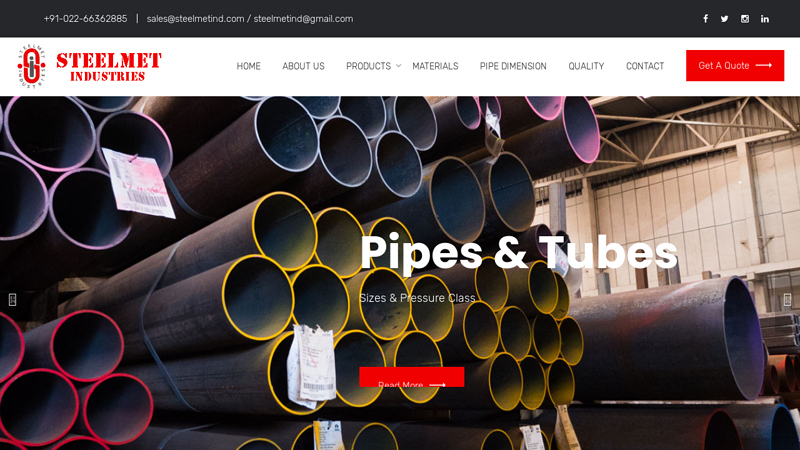 Steel Pipe Tube Manufacturer and Supplier in India Since 1981