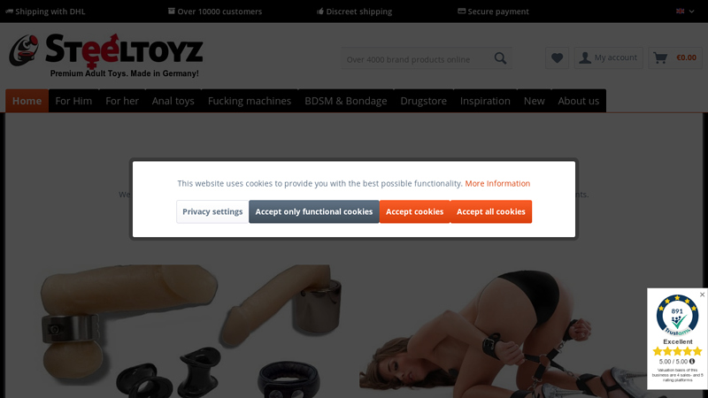 Premium BDSM Toys for Beginners and Experts | Steeltoyz | Steeltoyz